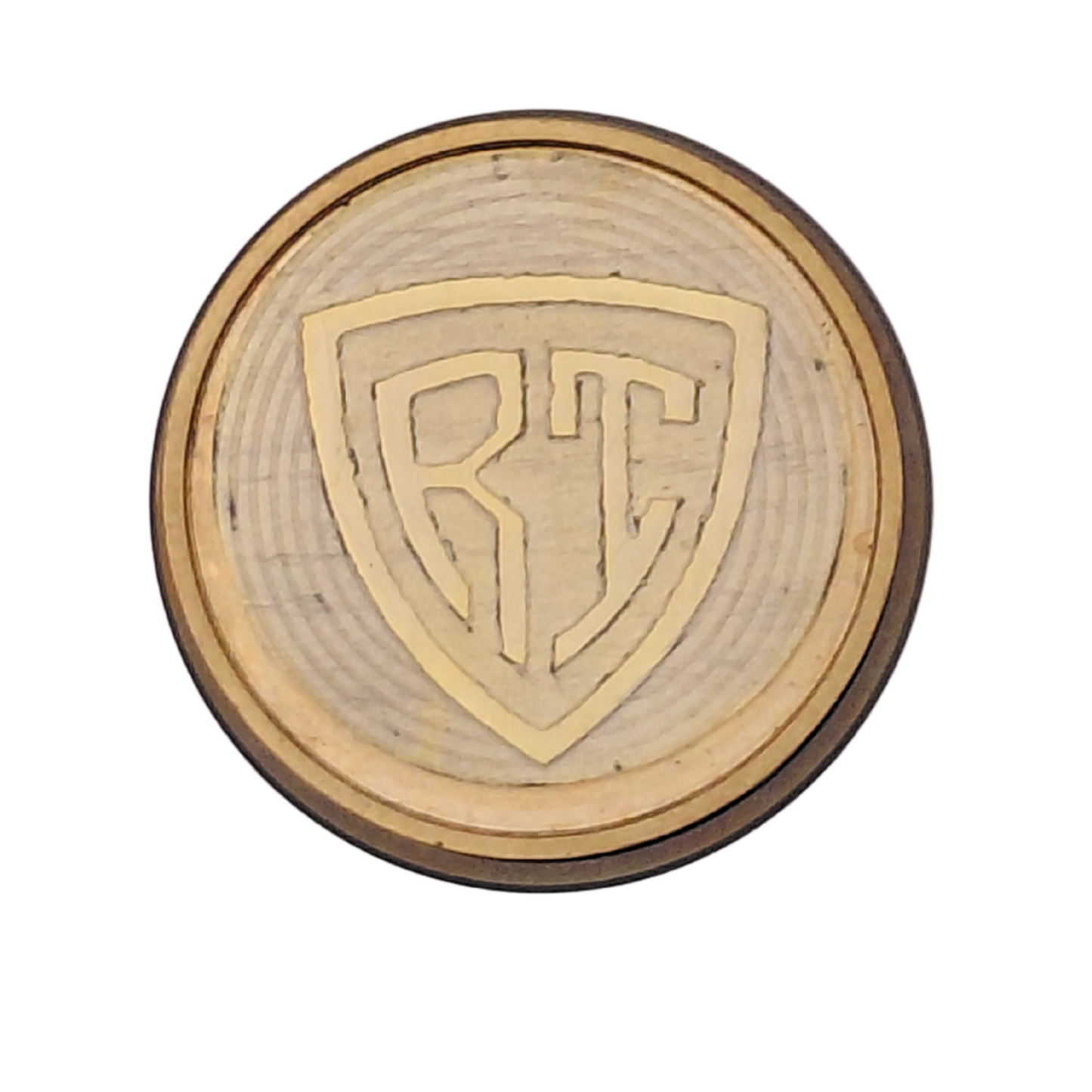 Titanium and 24K gold Monogram