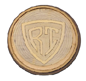 Titanium and 24K gold Monogram