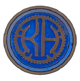 Titanium and 24K gold Monogram