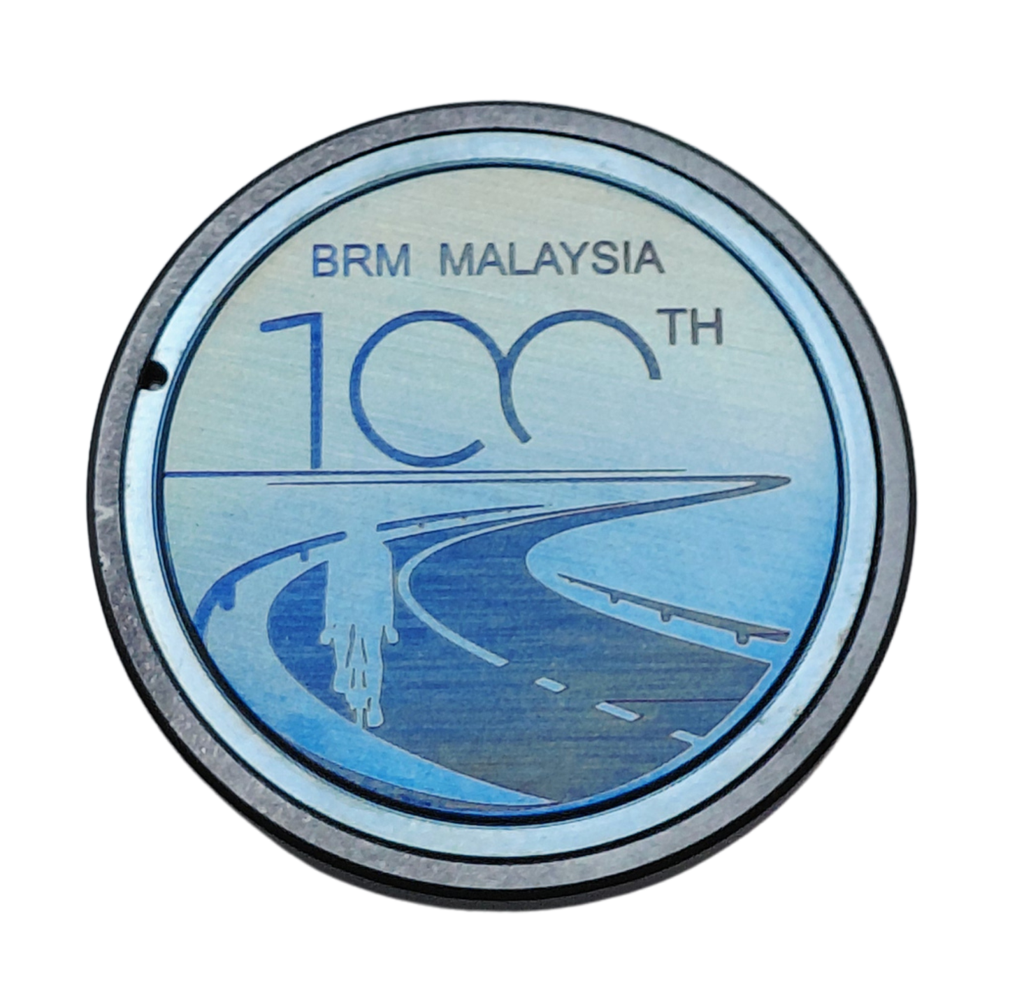 Stem Top Cap BRM100th "Blue ride"
