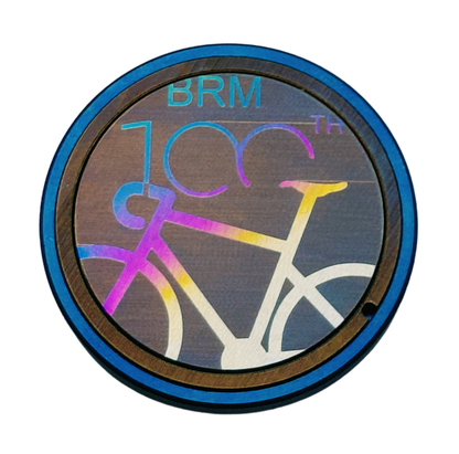 Stem Top Cap BRM100th "Blue ride"